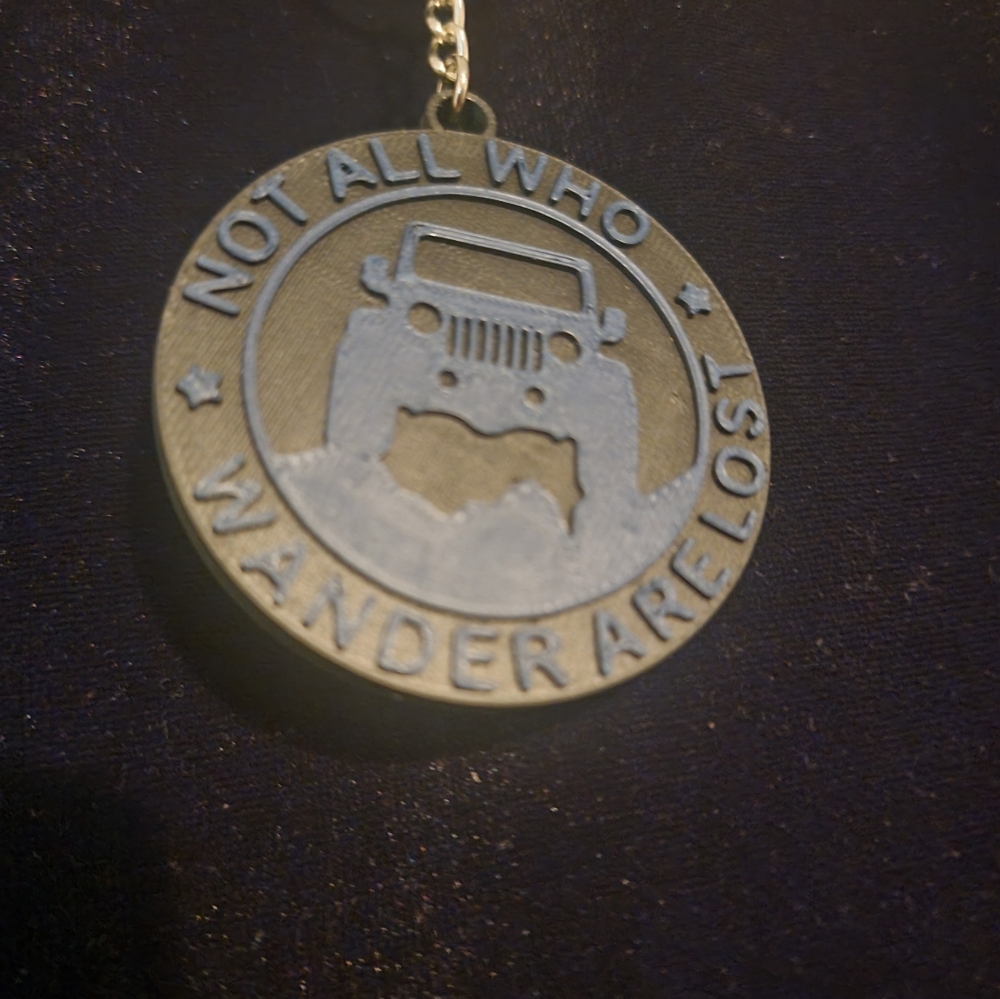 3d printed Jeep Themed keychains